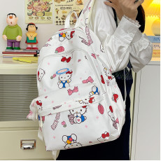 9463 Sanrio少女心書包ins可愛大容量日系雙肩包（送掛件）